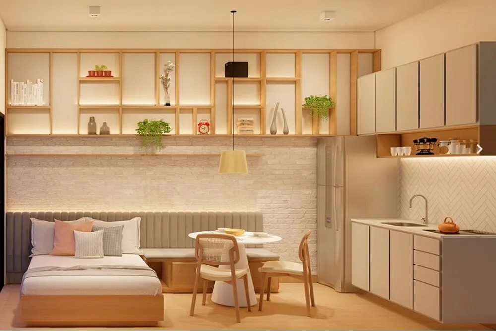 Kitnet-Studio, 34 m² - Foto 1