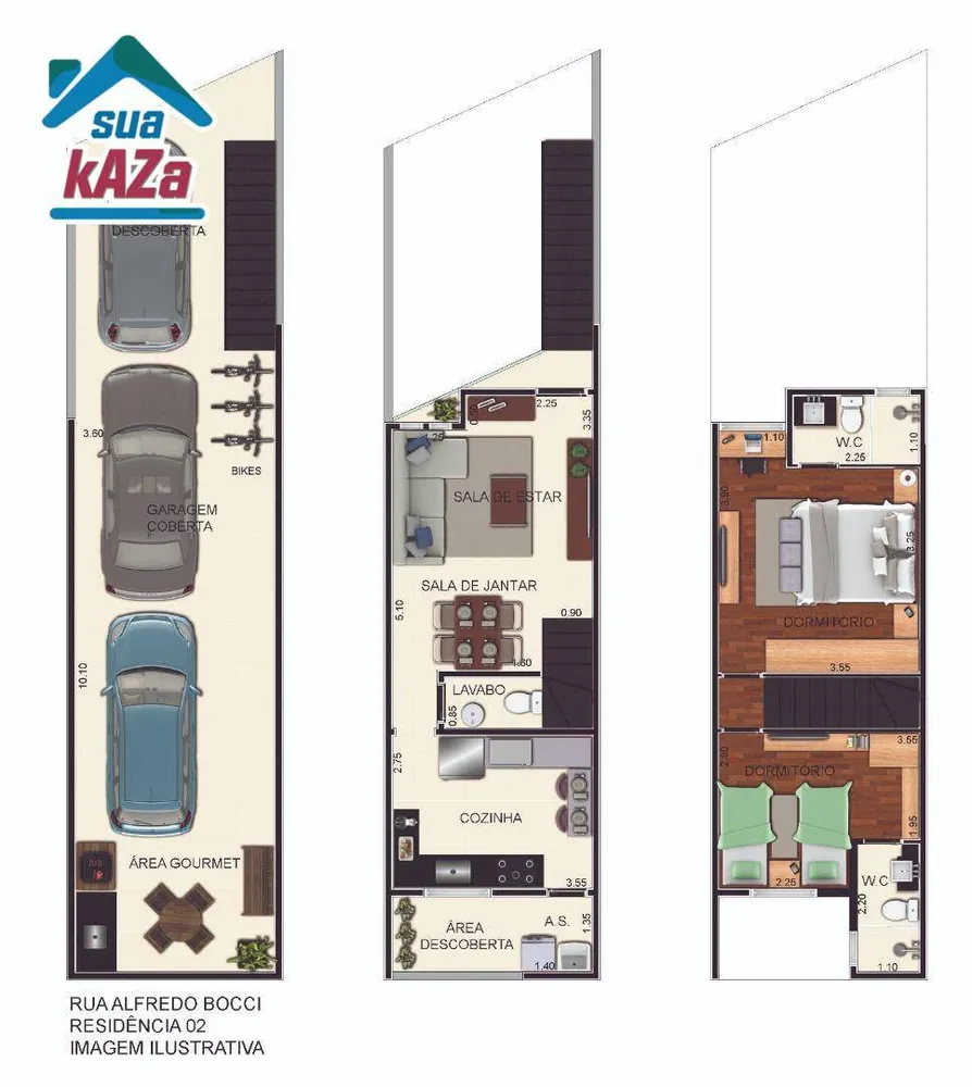Sobrado, 2 quartos, 112 m² - Foto 16