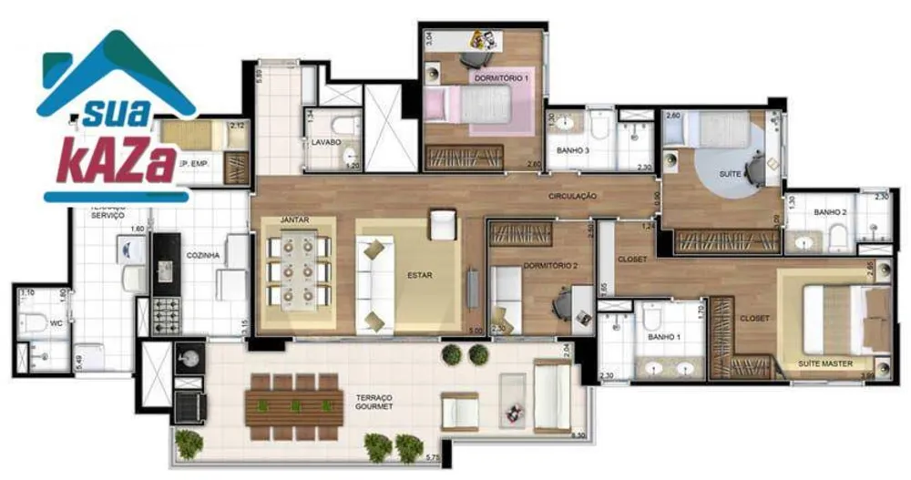 Apartamento, 4 quartos, 130 m² - Foto 10