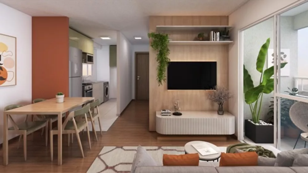 Apartamento à venda com 2 quartos, 59m² - Foto 2