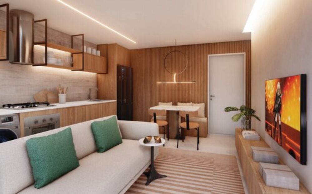 Apartamento à venda com 2 quartos, 42m² - Foto 3