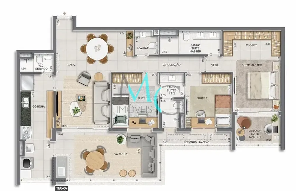 Cobertura, 4 quartos, 301 m² - Foto 104