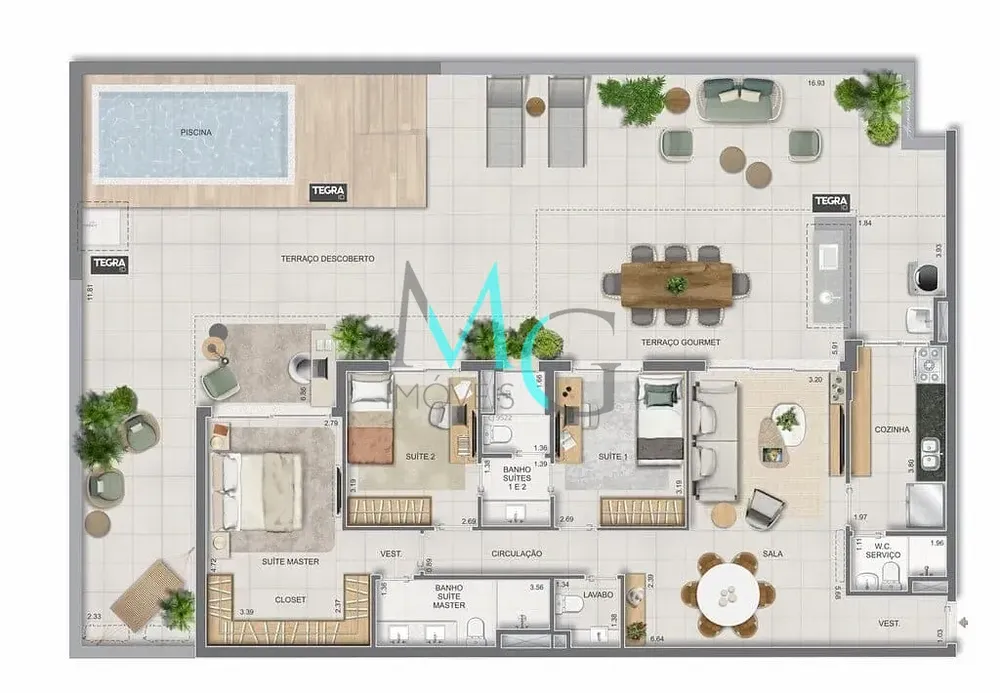Cobertura, 4 quartos, 301 m² - Foto 118