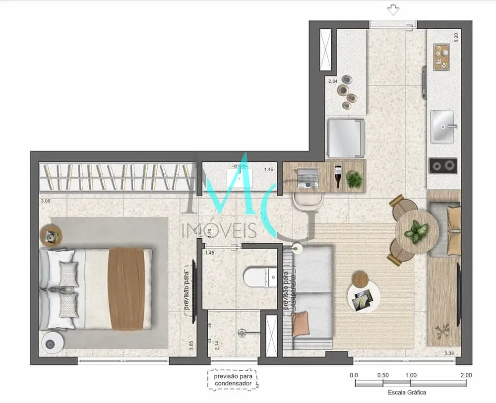 Apartamento, 1 quarto, 27 m² - Foto 24