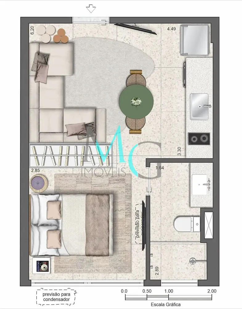 Apartamento, 1 quarto, 27 m² - Foto 17