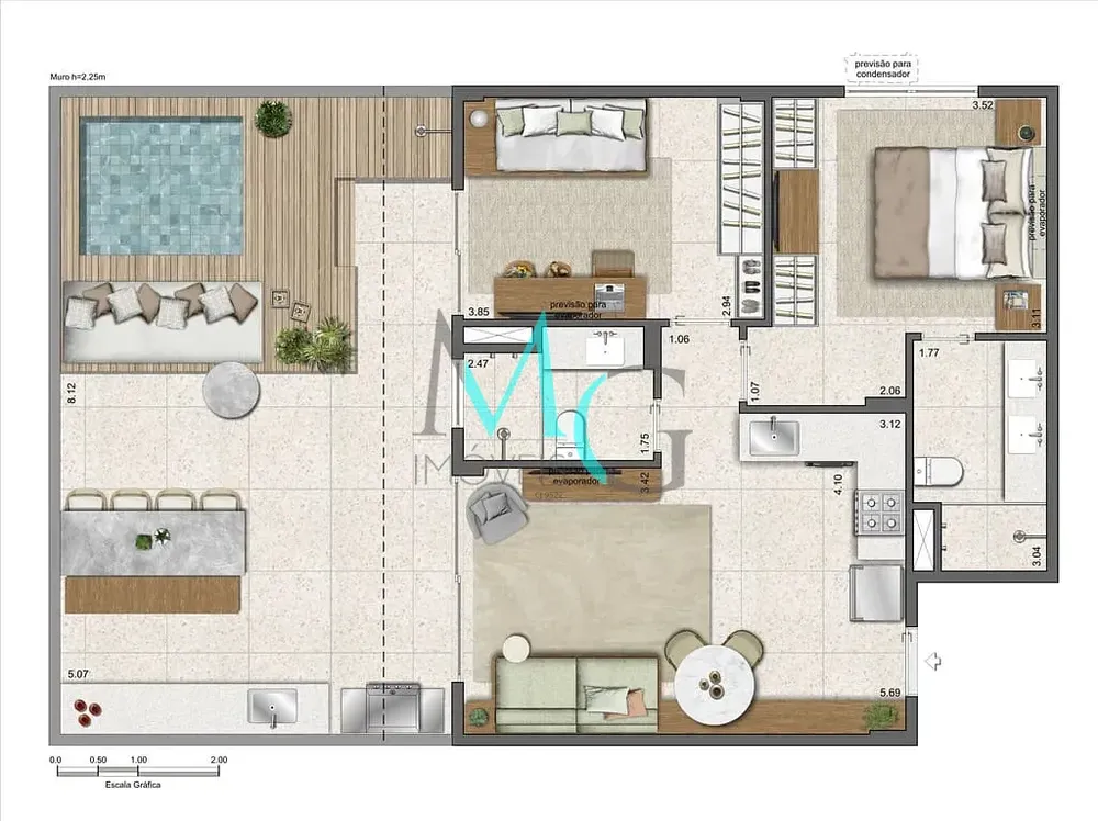 Apartamento, 1 quarto, 27 m² - Foto 15