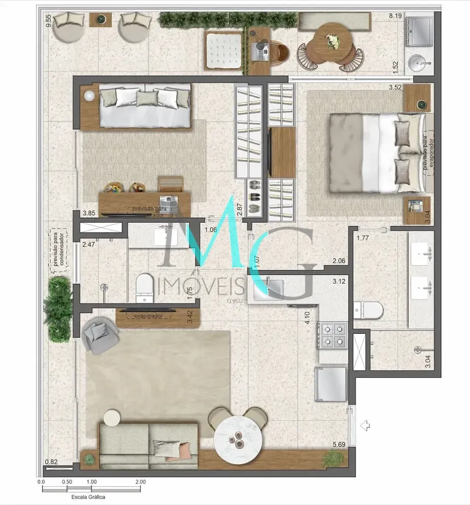 Apartamento, 1 quarto, 27 m² - Foto 21