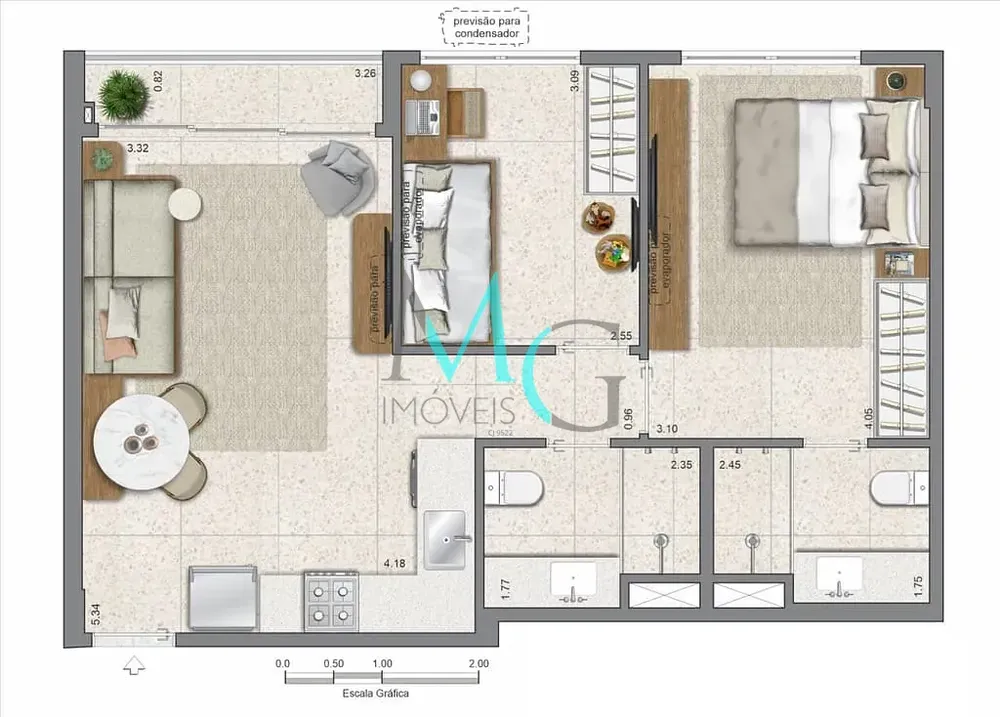 Apartamento, 1 quarto, 27 m² - Foto 16