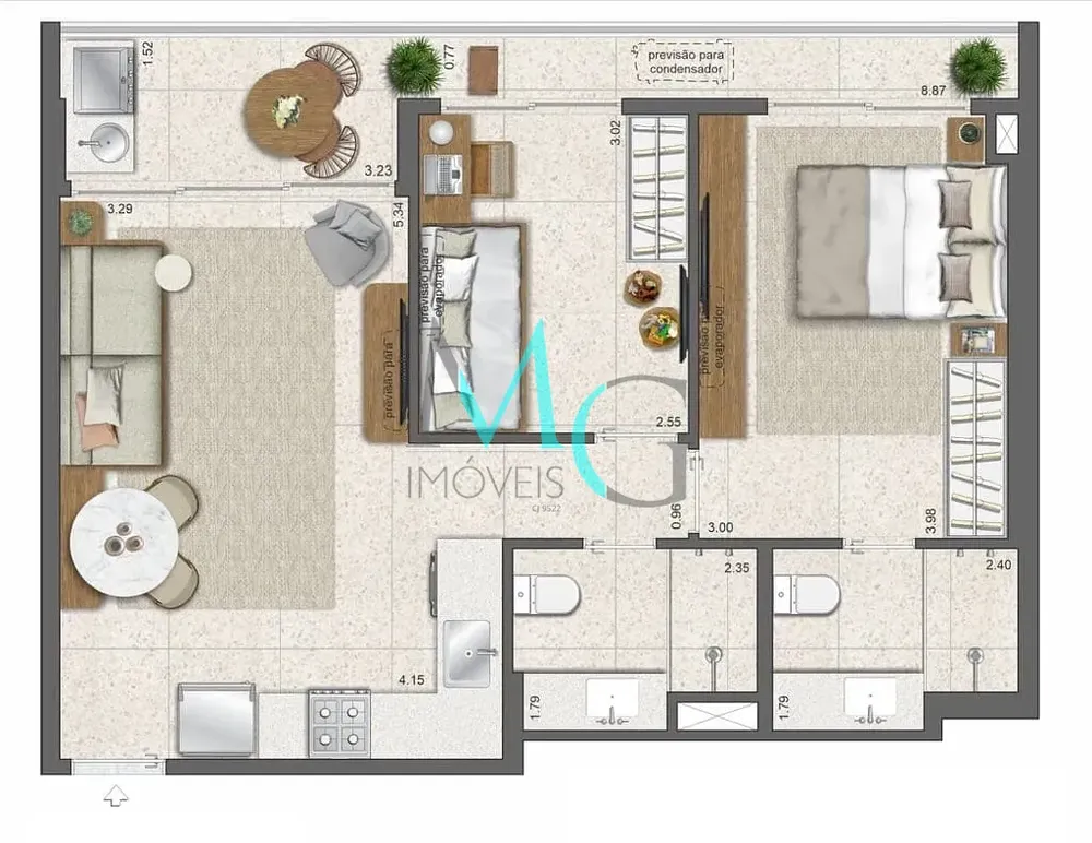 Apartamento, 1 quarto, 27 m² - Foto 20