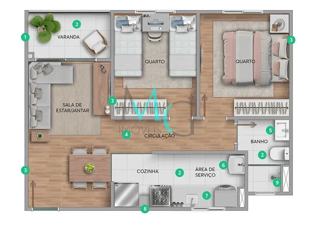 Apartamento, 2 quartos, 41 m² - Foto 23