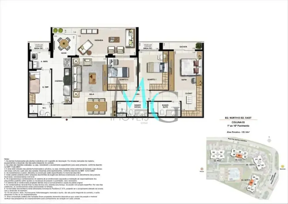 Apartamento, 3 quartos, 120 m² - Foto 27