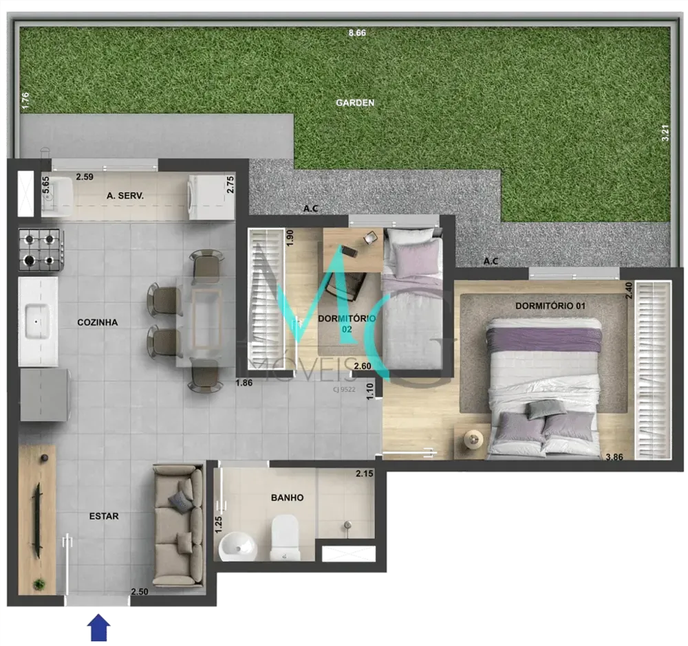Apartamento, 1 quarto, 91 m² - Foto 18