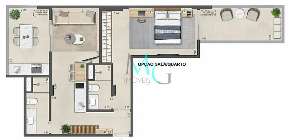 Apartamento, 2 quartos, 77 m² - Foto 22