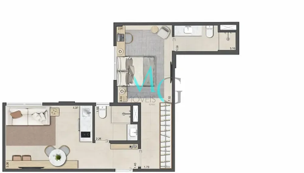 Apartamento, 2 quartos, 77 m² - Foto 18