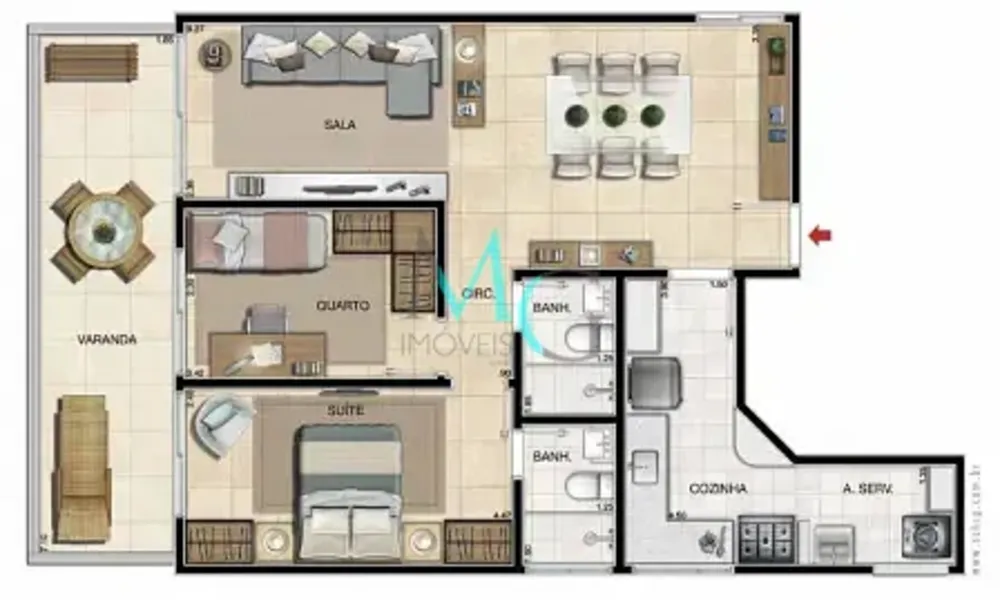 Cobertura, 2 quartos, 145 m² - Foto 33