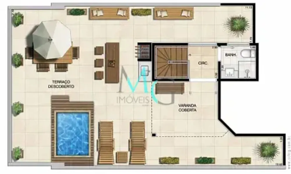Cobertura, 2 quartos, 145 m² - Foto 38