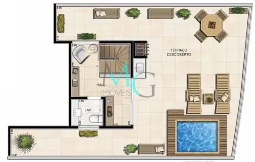 Cobertura, 2 quartos, 145 m² - Foto 31