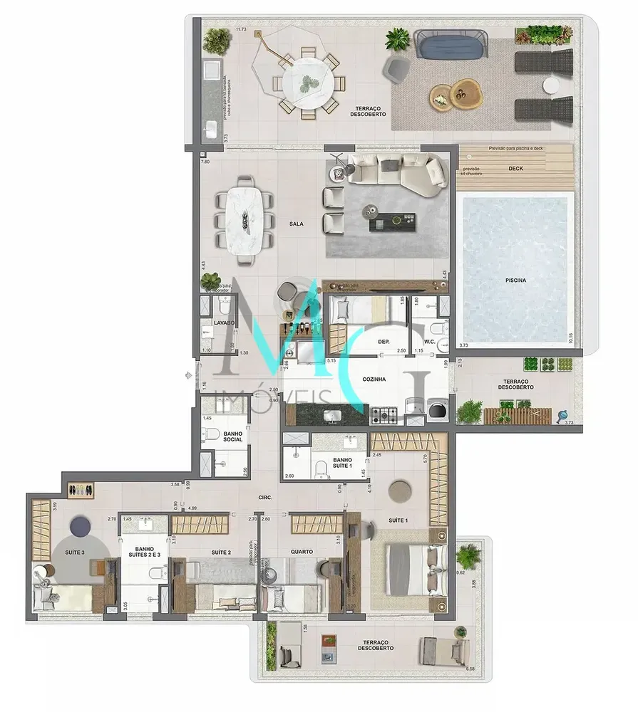 Apartamento, 2 quartos, 87 m² - Foto 60