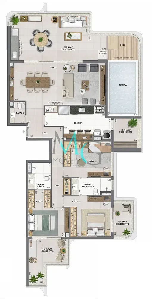 Apartamento, 2 quartos, 87 m² - Foto 56