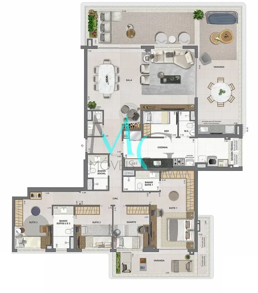 Apartamento, 2 quartos, 87 m² - Foto 58