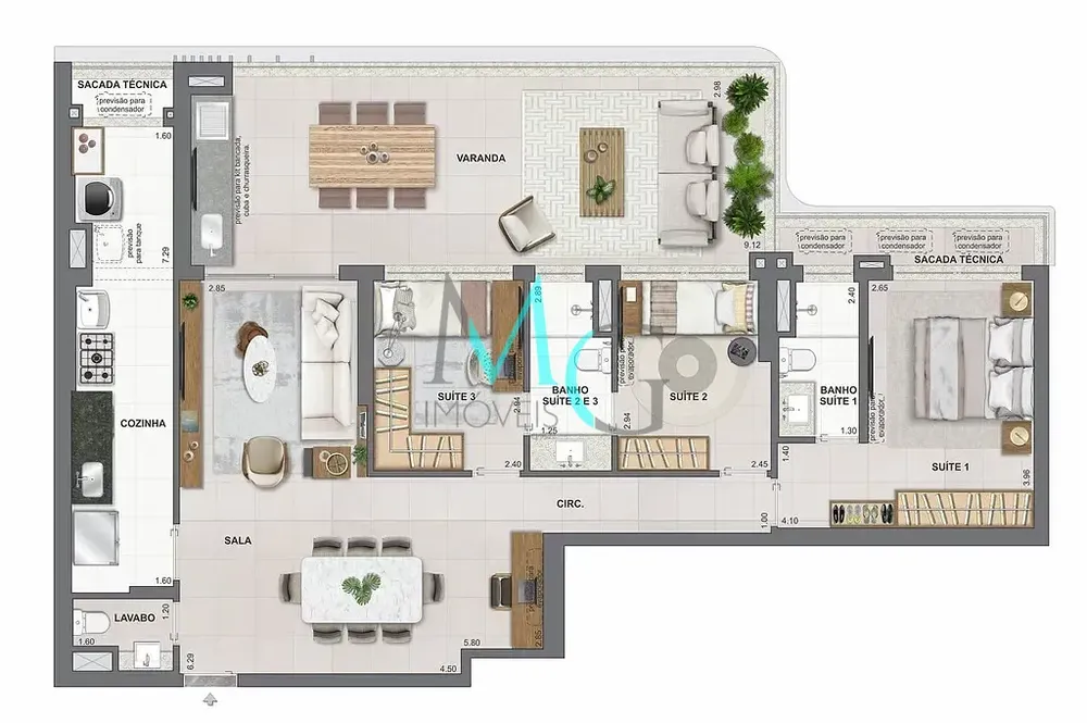Apartamento, 2 quartos, 87 m² - Foto 51