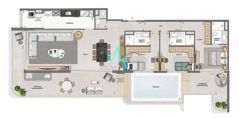 Apartamento, 2 quartos, 87 m² - Foto 57