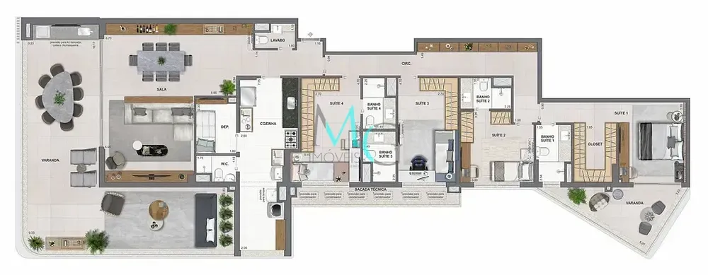 Apartamento, 2 quartos, 87 m² - Foto 59