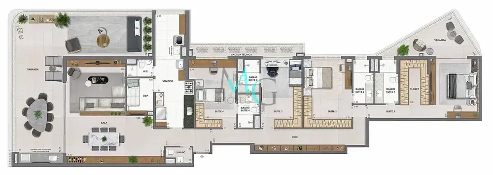 Apartamento, 2 quartos, 87 m² - Foto 62