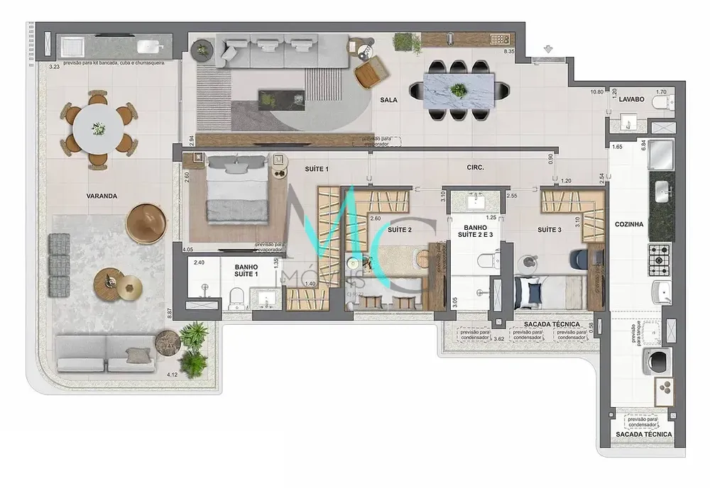 Apartamento, 2 quartos, 87 m² - Foto 53