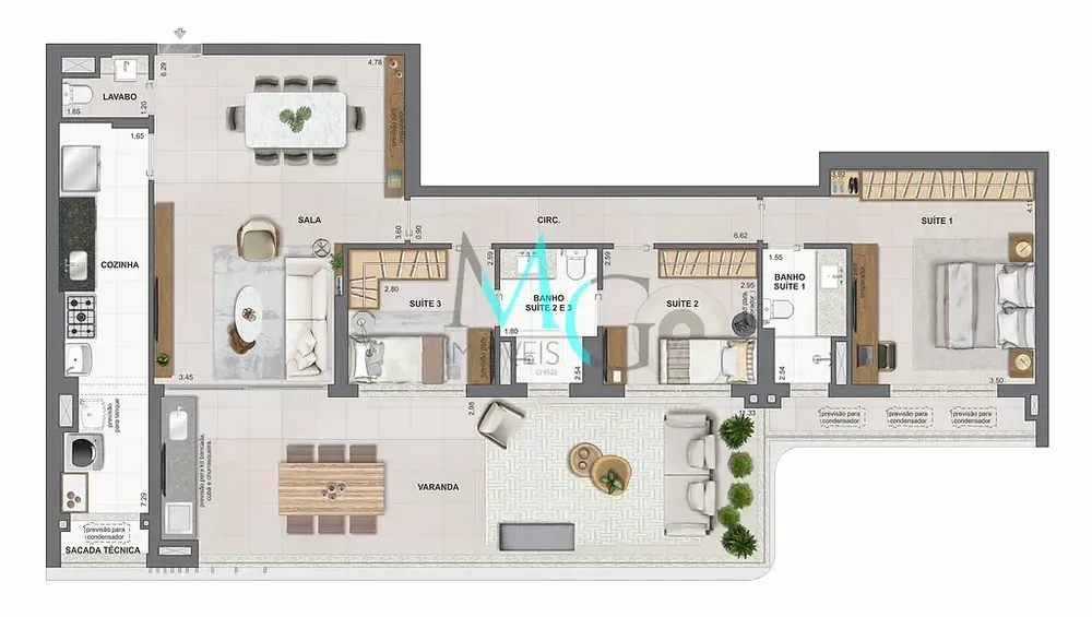 Apartamento, 2 quartos, 87 m² - Foto 54