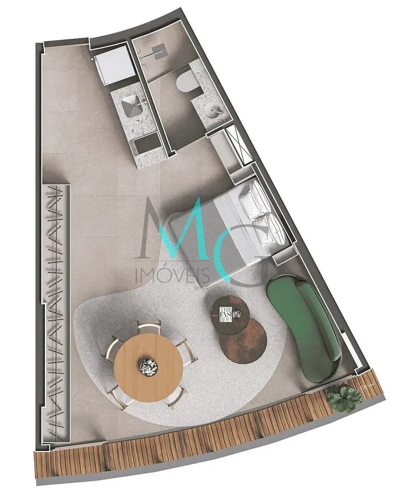 Cobertura, 1 quarto, 80 m² - Foto 68