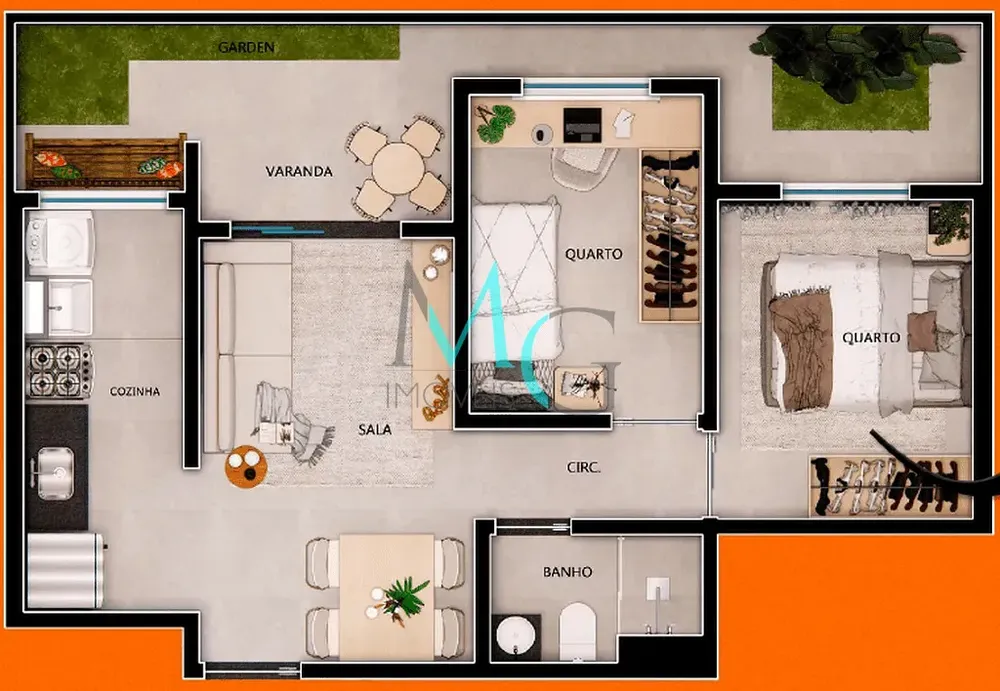 Apartamento, 2 quartos, 42 m² - Foto 10