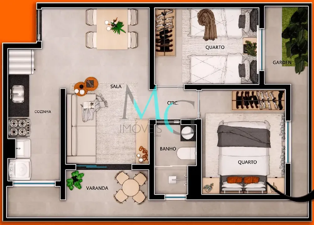Apartamento, 2 quartos, 42 m² - Foto 12