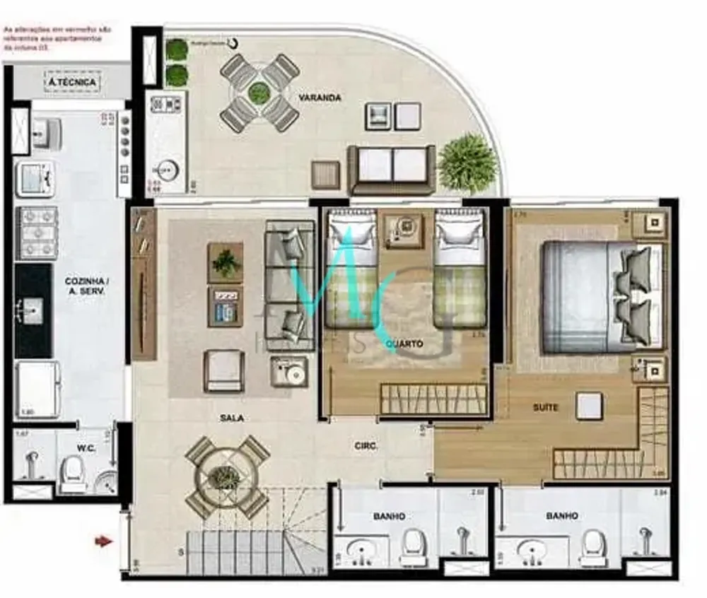 Apartamento, 4 quartos, 124 m² - Foto 31