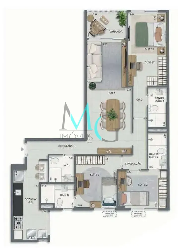 Apartamento, 2 quartos, 70 m² - Foto 39