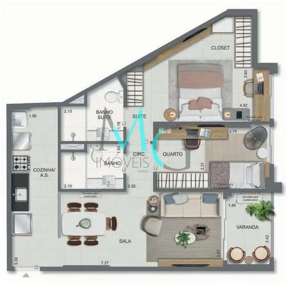 Apartamento, 2 quartos, 70 m² - Foto 29