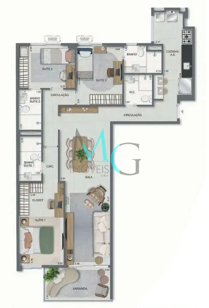 Apartamento, 2 quartos, 70 m² - Foto 41