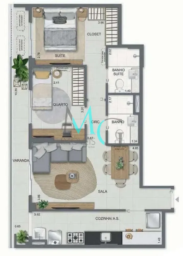 Apartamento, 2 quartos, 70 m² - Foto 30