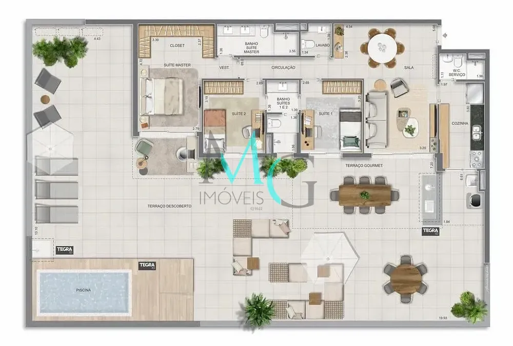 Apartamento, 3 quartos, 225 m² - Foto 27