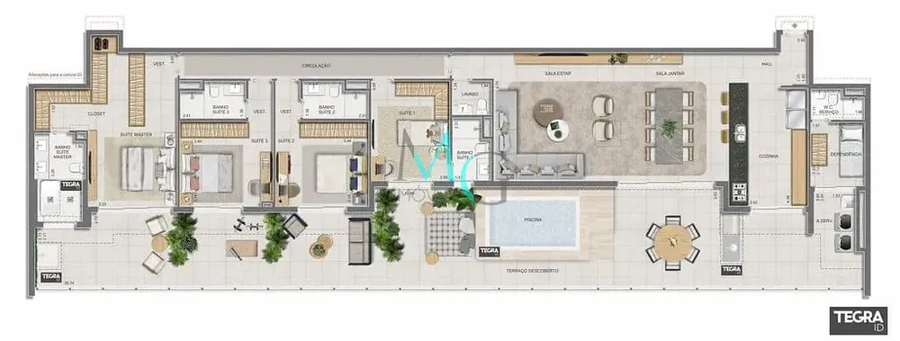 Apartamento, 3 quartos, 225 m² - Foto 131