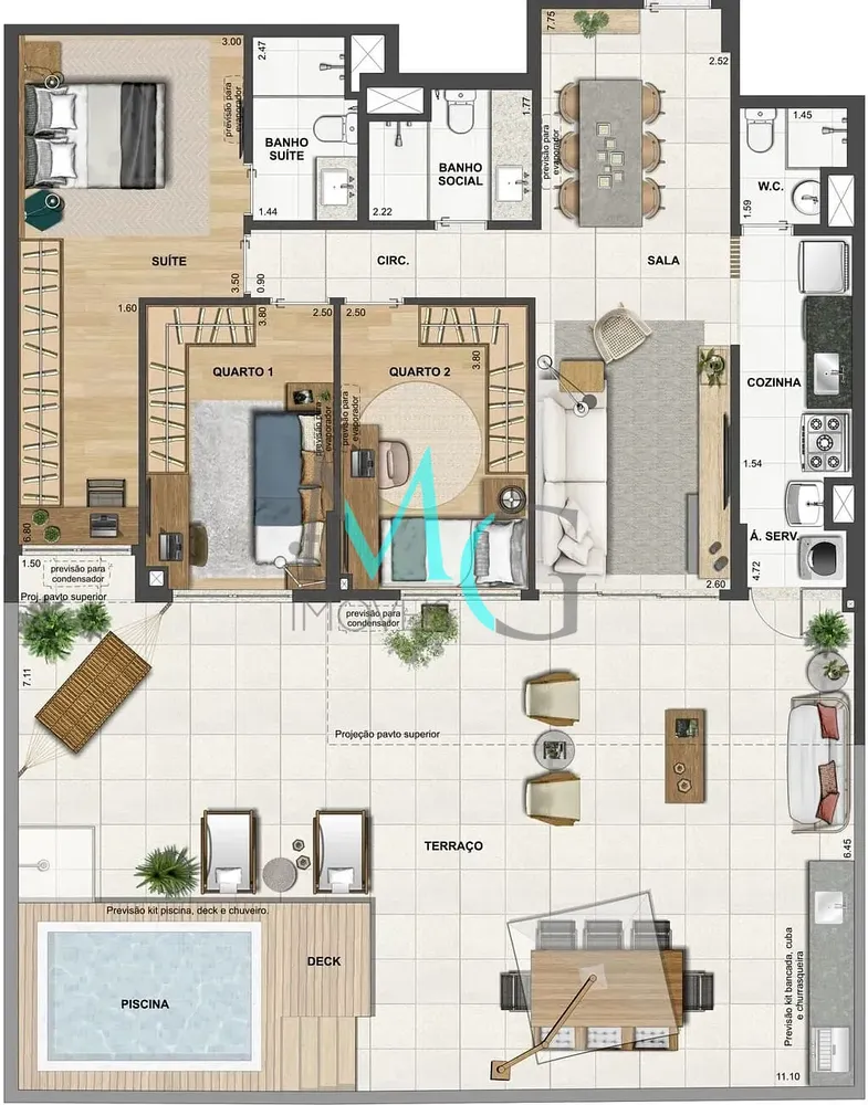 Apartamento, 3 quartos, 89 m² - Foto 32