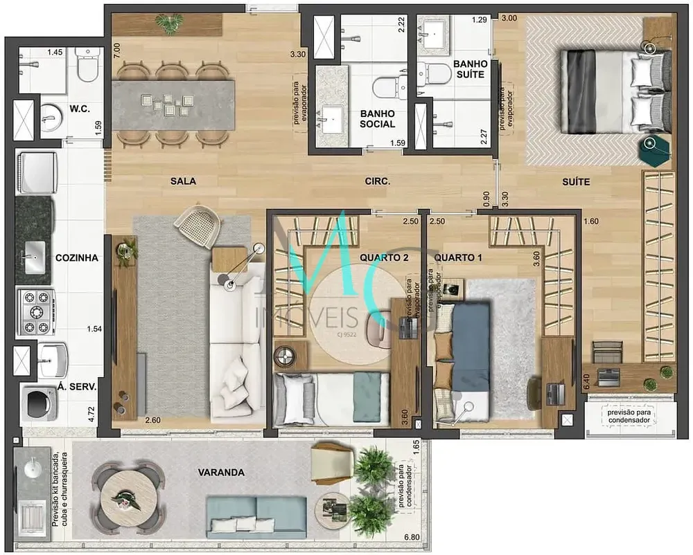 Apartamento, 3 quartos, 89 m² - Foto 38