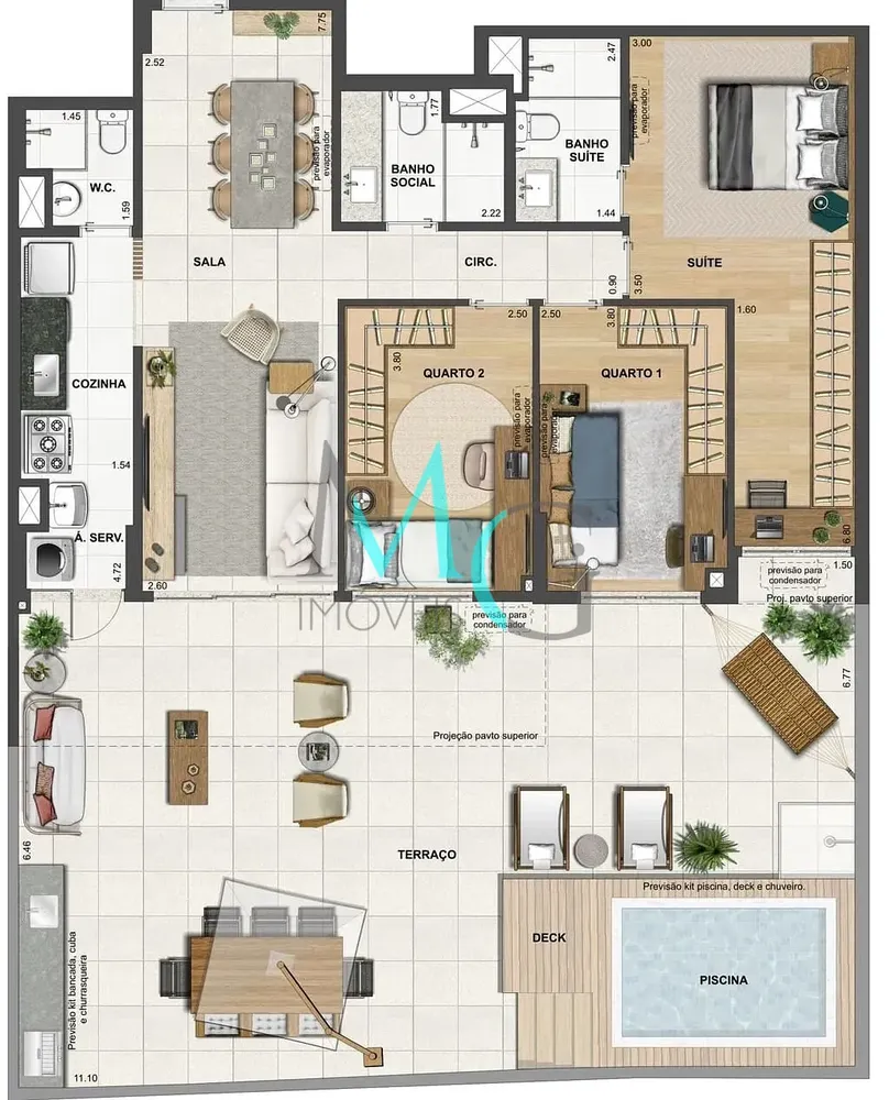 Apartamento, 3 quartos, 89 m² - Foto 35