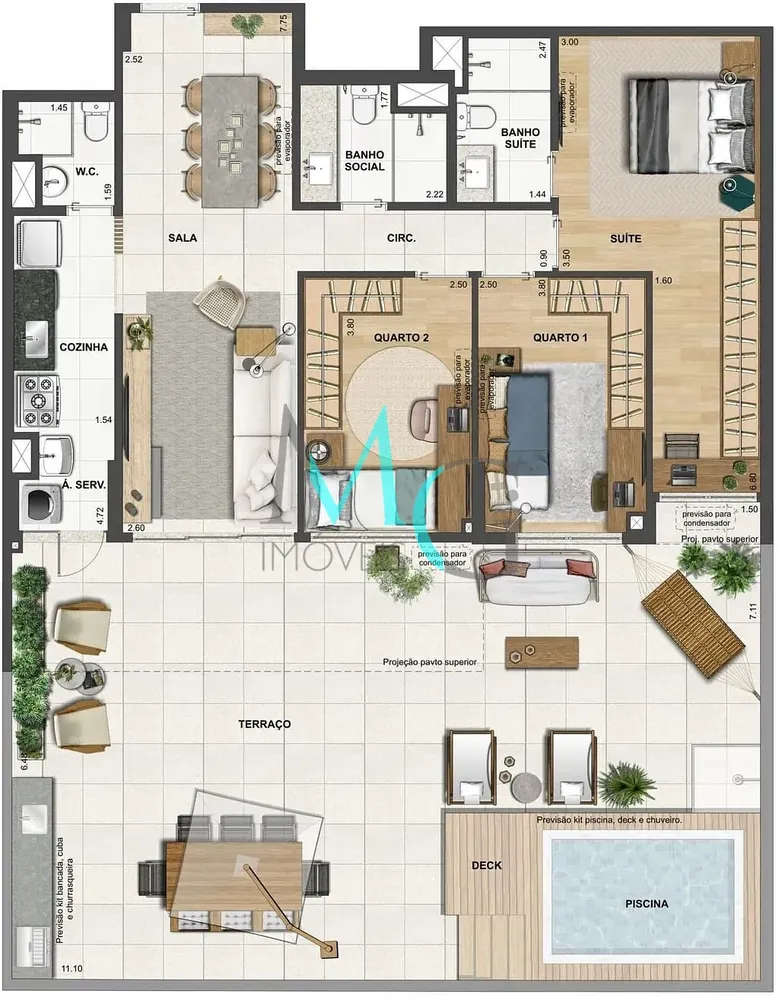 Apartamento, 3 quartos, 89 m² - Foto 34