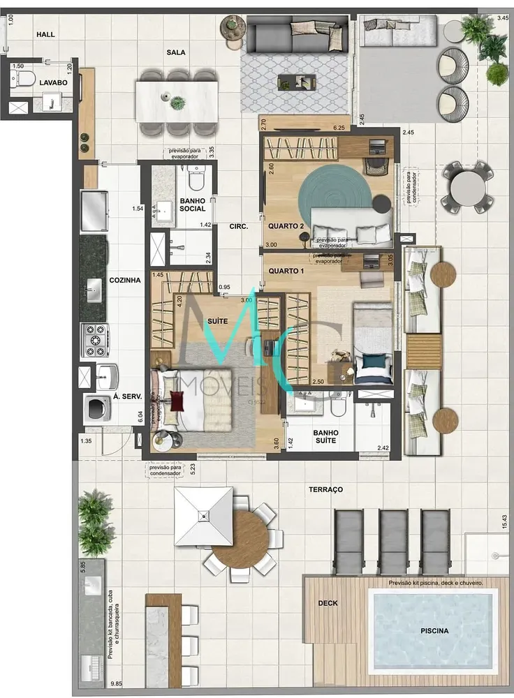 Apartamento, 3 quartos, 89 m² - Foto 37