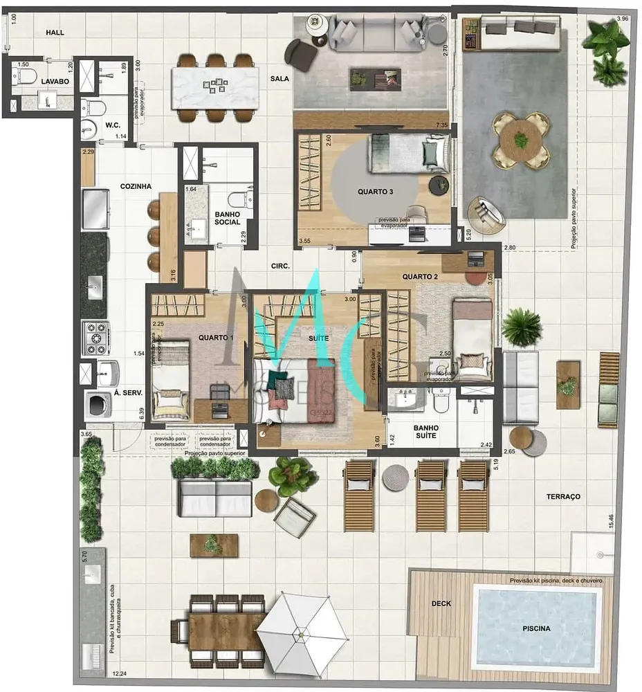 Apartamento, 3 quartos, 89 m² - Foto 29