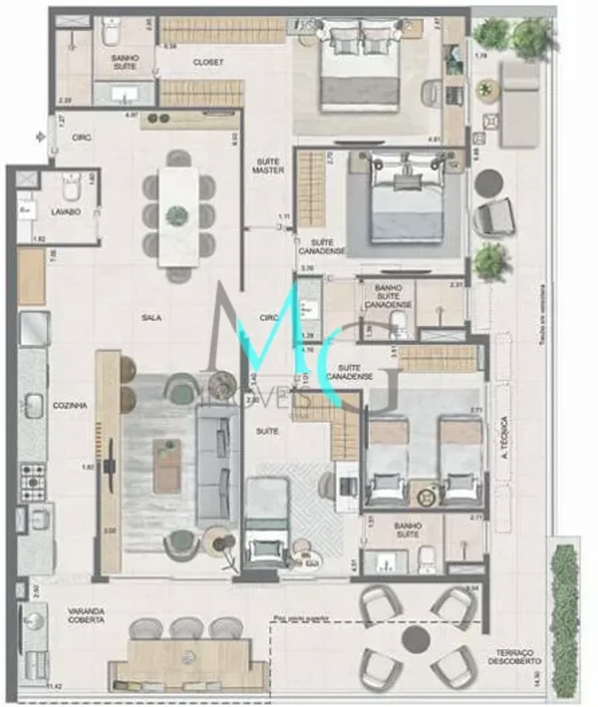Apartamento, 3 quartos, 106 m² - Foto 68