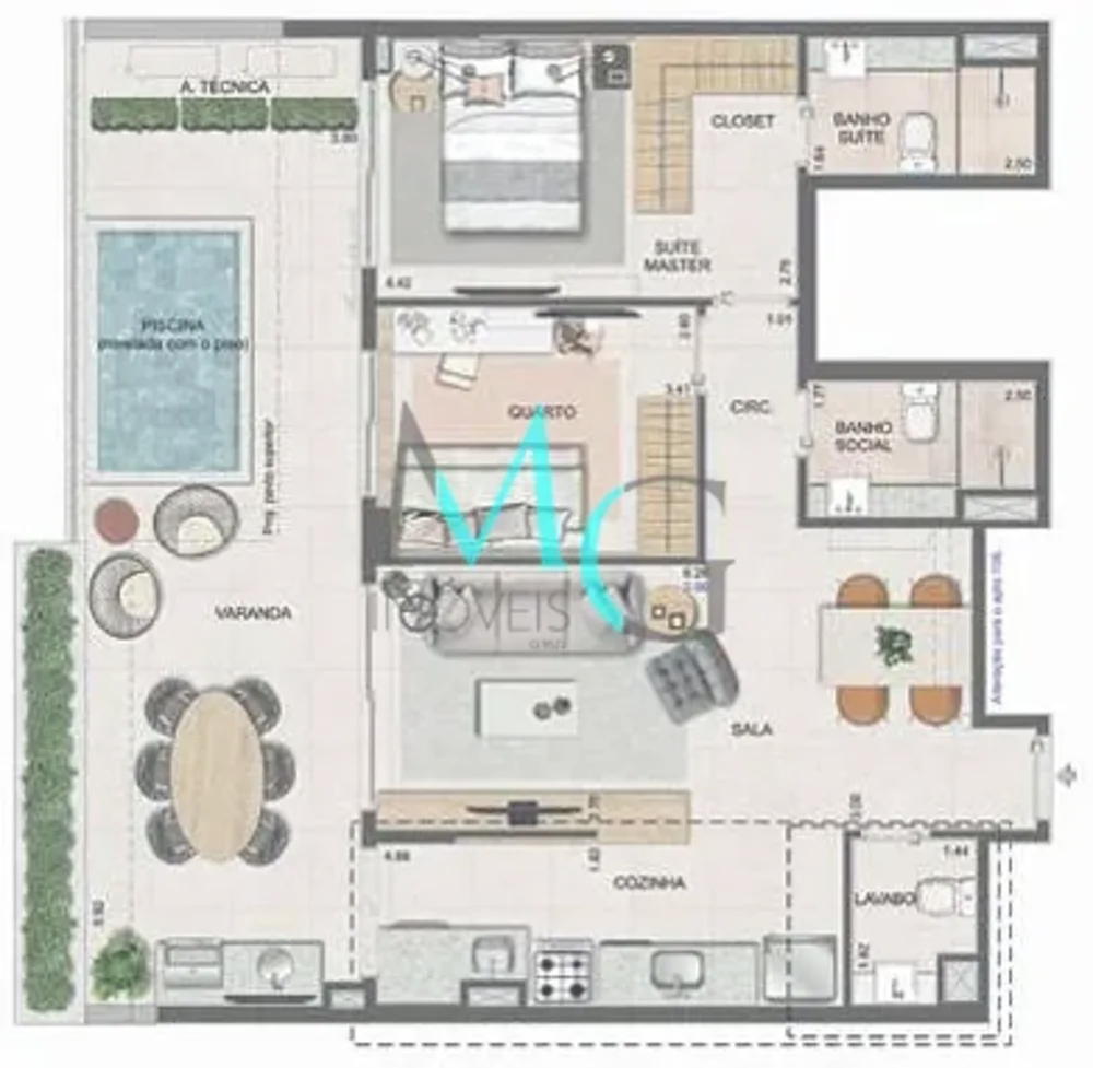 Apartamento, 3 quartos, 106 m² - Foto 40