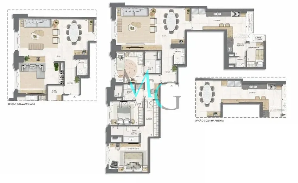 Apartamento, 4 quartos, 211 m² - Foto 88