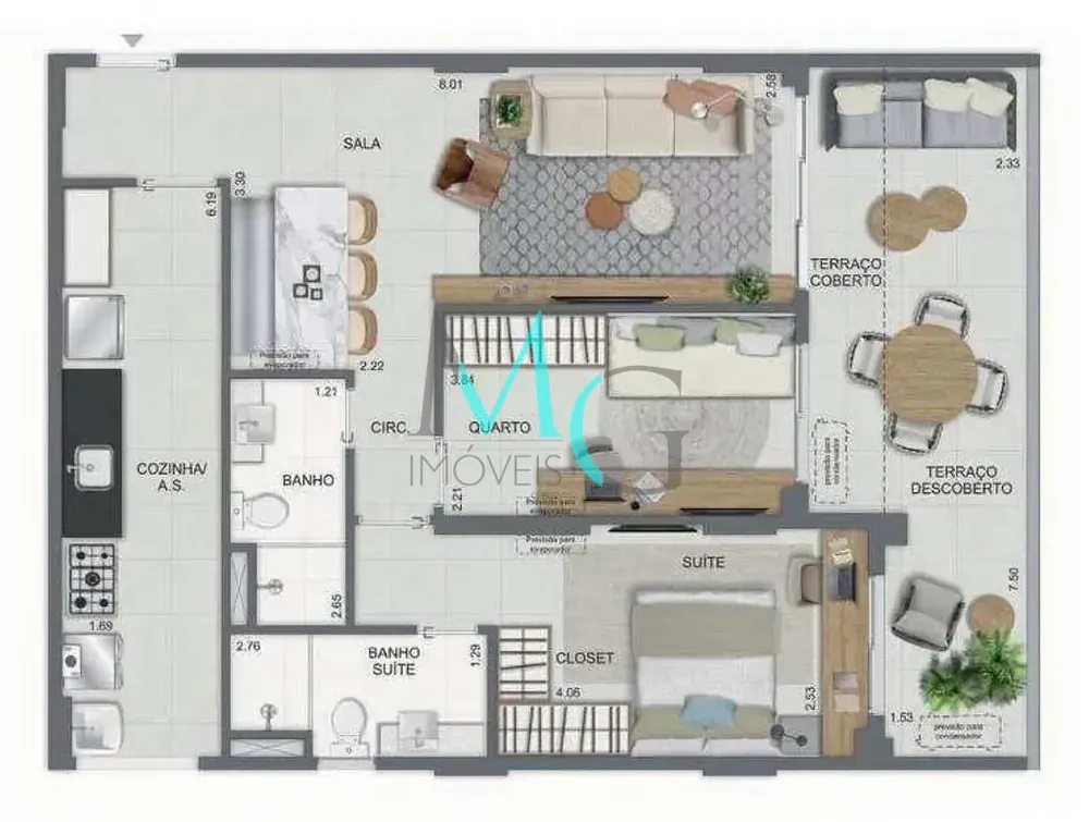 Cobertura, 3 quartos, 141 m² - Foto 37